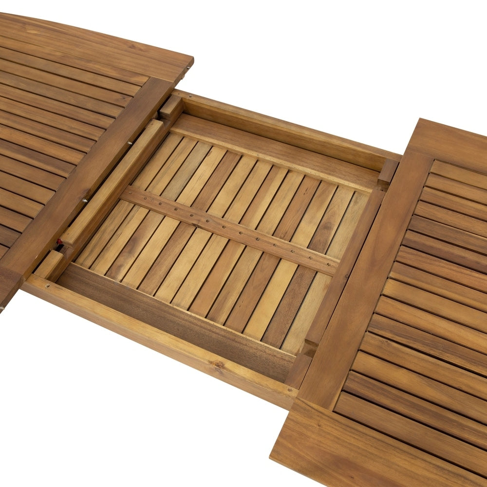 Stamford Outdoor Wood Dining Table by Christopher Knight Home