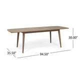 Stamford Outdoor Wood Dining Table by Christopher Knight Home