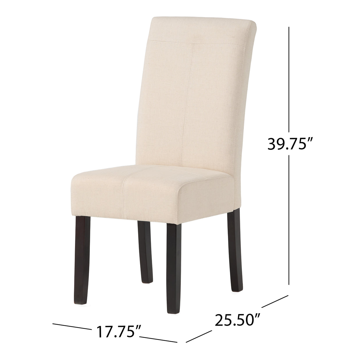 Upholstered T-Stitch Dining Chairs (Set of 2) by Christopher Knight Home