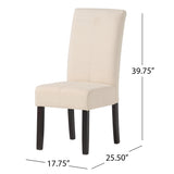 Upholstered T-Stitch Dining Chairs (Set of 2) by Christopher Knight Home