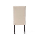 Upholstered T-Stitch Dining Chairs (Set of 2) by Christopher Knight Home