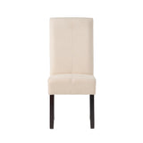 Upholstered T-Stitch Dining Chairs (Set of 2) by Christopher Knight Home