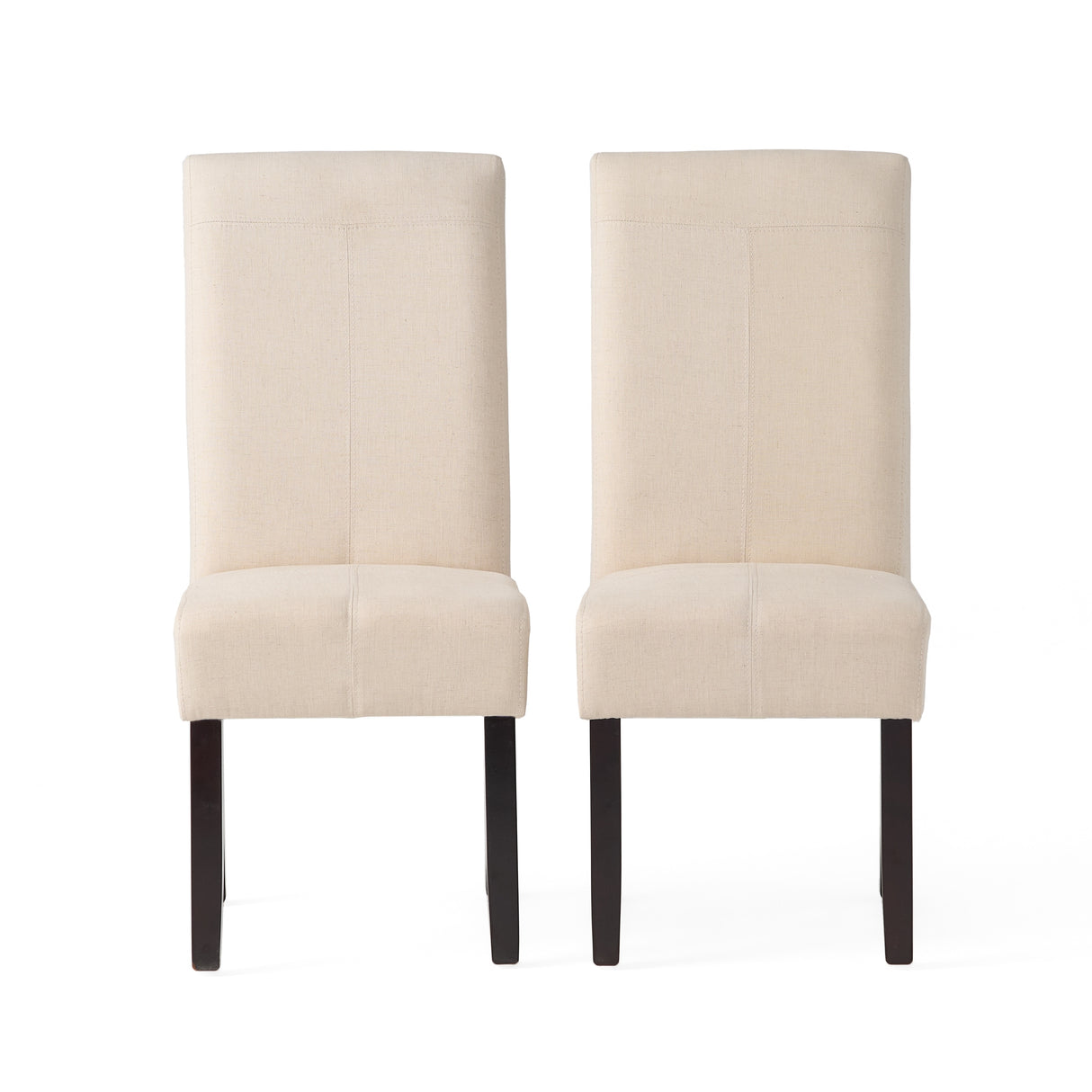 Upholstered T-Stitch Dining Chairs (Set of 2) by Christopher Knight Home