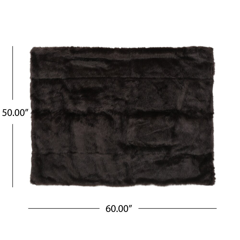 Toscana Faux Fur Throw by Christopher Knight Home
