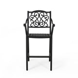 Vallarta Outdoor 28-inch Aluminum Barstool (Set of 2) by Christopher Knight Home