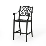 Vallarta Outdoor 28-inch Aluminum Barstool (Set of 2) by Christopher Knight Home