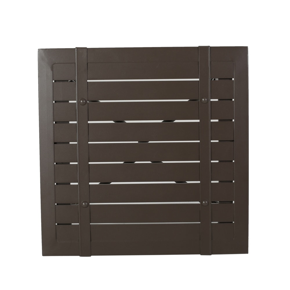 Vienne Outdoor Aluminum Side Table by Christopher Knight Home