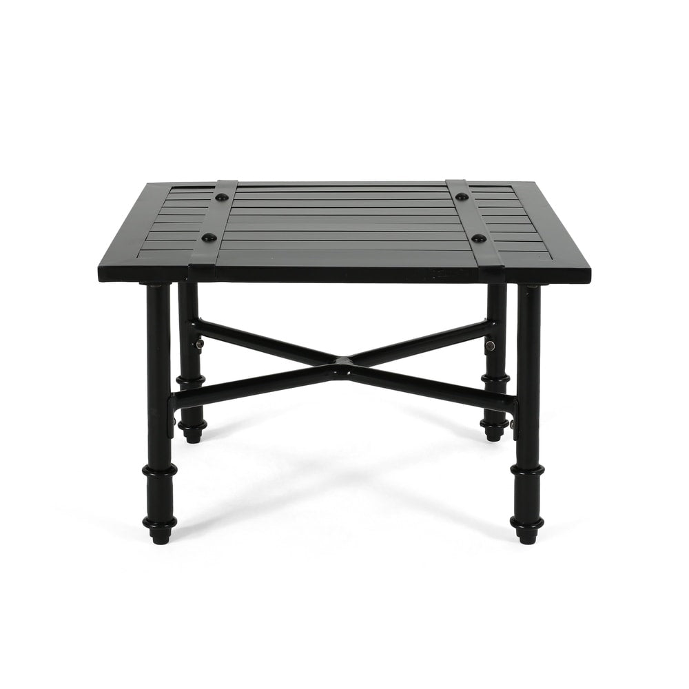 Vienne Outdoor Aluminum Side Table by Christopher Knight Home