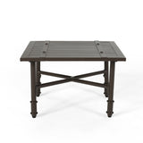 Vienne Outdoor Aluminum Side Table by Christopher Knight Home
