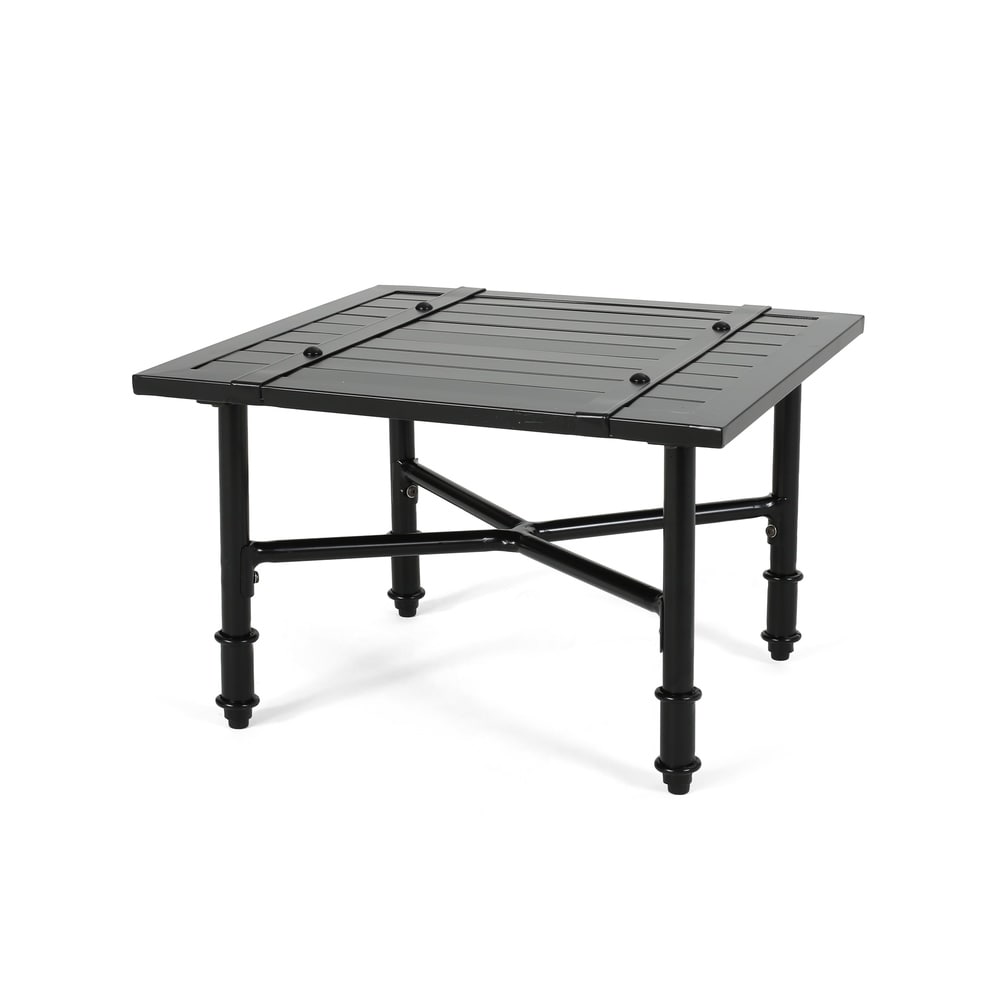 Vienne Outdoor Aluminum Side Table by Christopher Knight Home