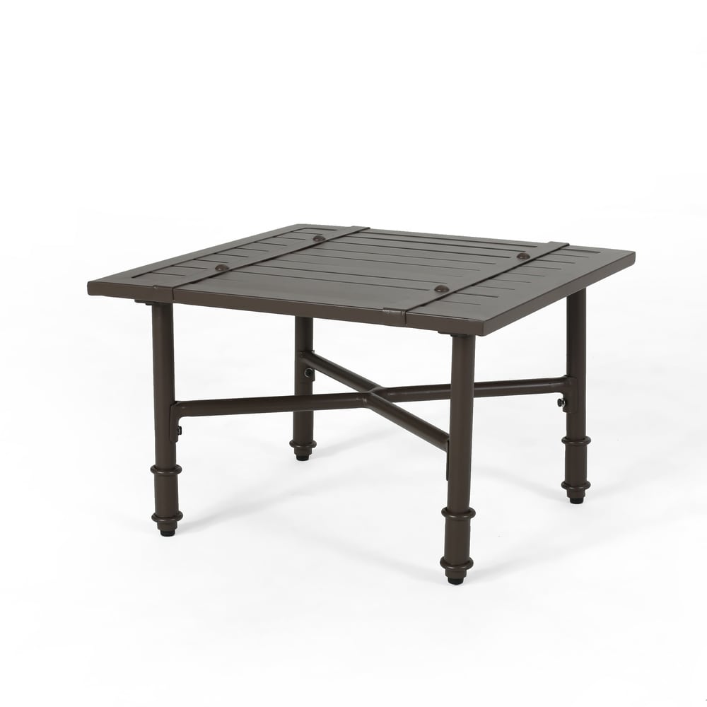 Vienne Outdoor Aluminum Side Table by Christopher Knight Home