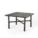Vienne Outdoor Aluminum Side Table by Christopher Knight Home