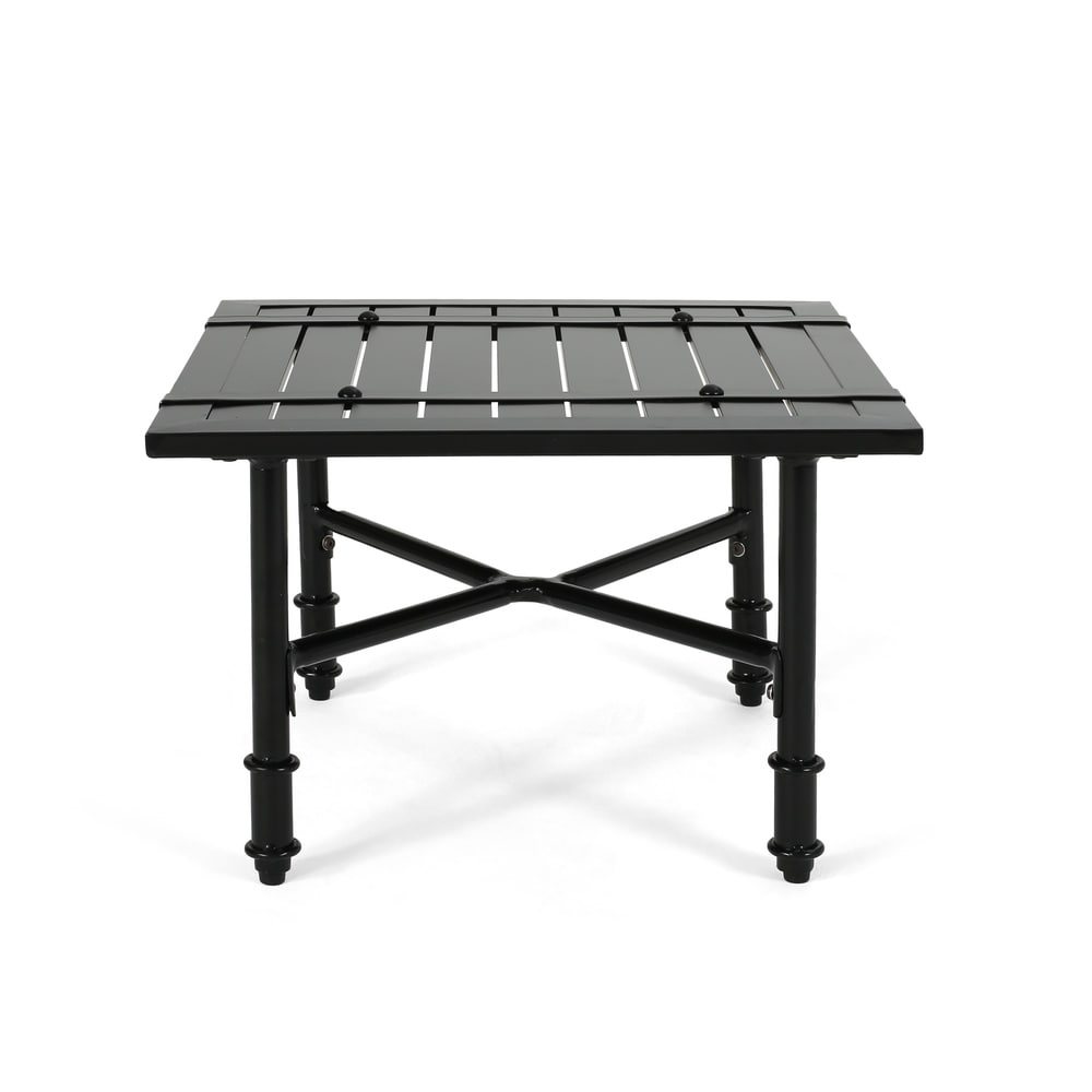 Vienne Outdoor Aluminum Side Table by Christopher Knight Home