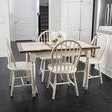 Walnut Creek 5-piece Spindle Wood Dining Set with Leaf Extension by Christopher Knight Home