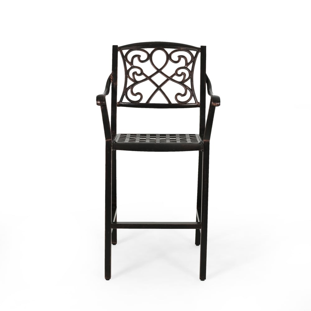 Waterbury Aluminum Barstool (Set of 2) by Christopher Knight Home