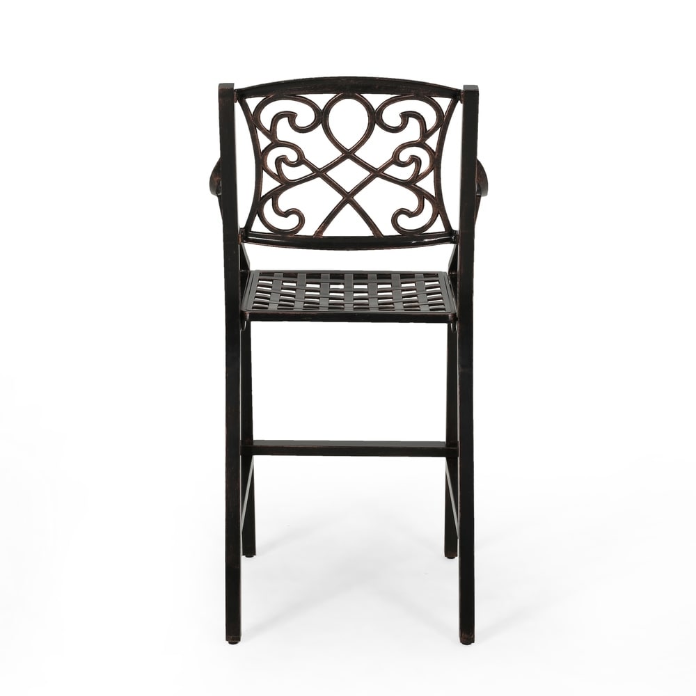 Waterbury Aluminum Barstool (Set of 2) by Christopher Knight Home