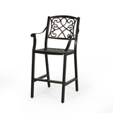 Waterbury Aluminum Barstool (Set of 2) by Christopher Knight Home