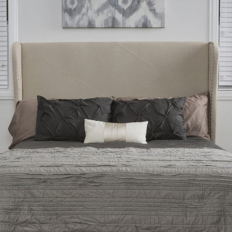 Christopher Knight Home Waterville Fully Upholstered Queen Fabric Wingback Headboard