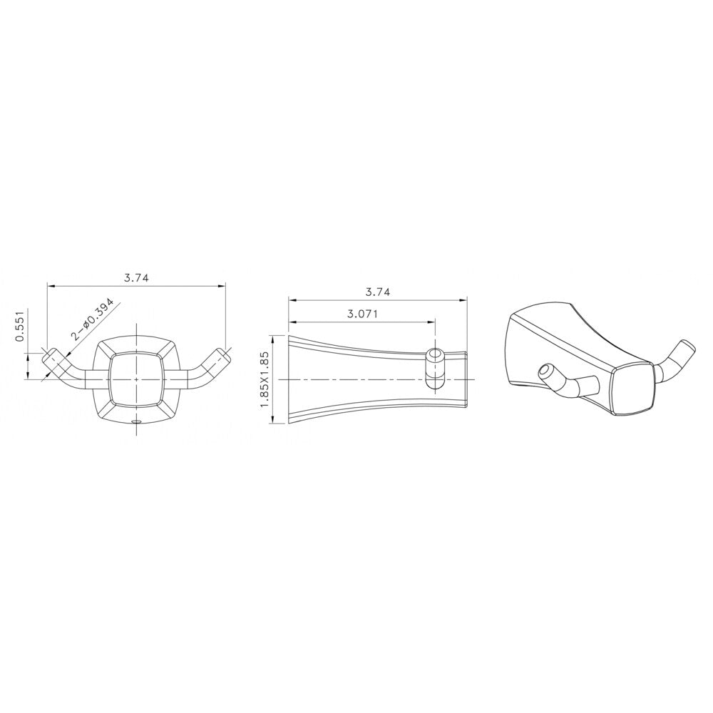 Chrome Plated Towel Ring, Double Robe Hook And Single Rod Towel Rack Accessory Set
