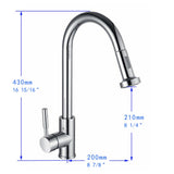Chrome Pull Down Kitchen Faucet