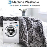 Chunky Knit Blanket for Bed,Sofa,Chair(47x60inch)