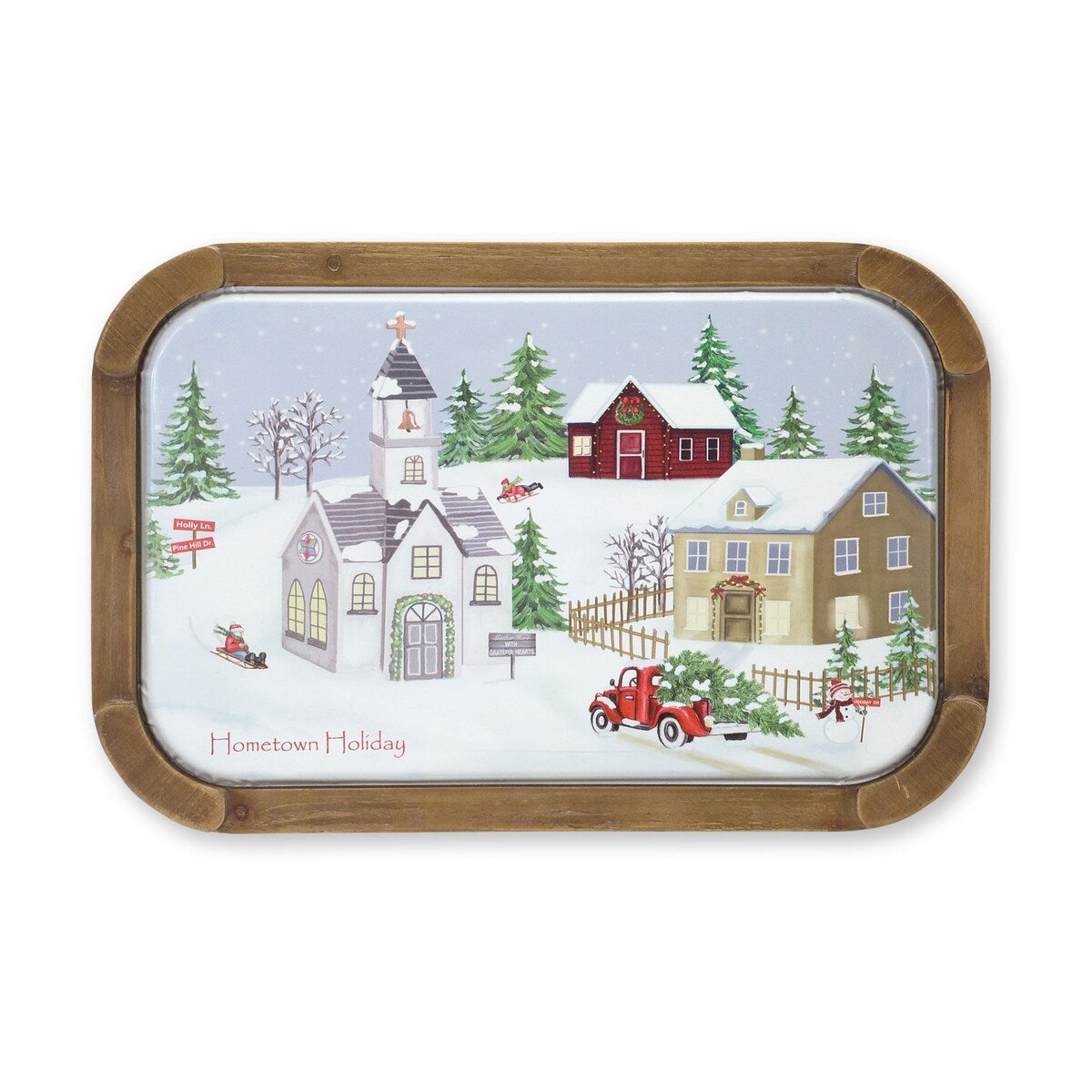 Church Holiday Tabletop Décor