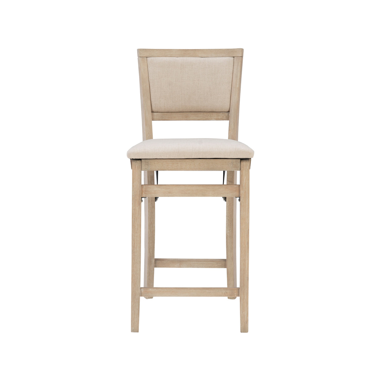 Ciara Folding Grey Wash Counter Height Bar Stool