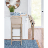Ciara Folding Grey Wash Counter Height Bar Stool