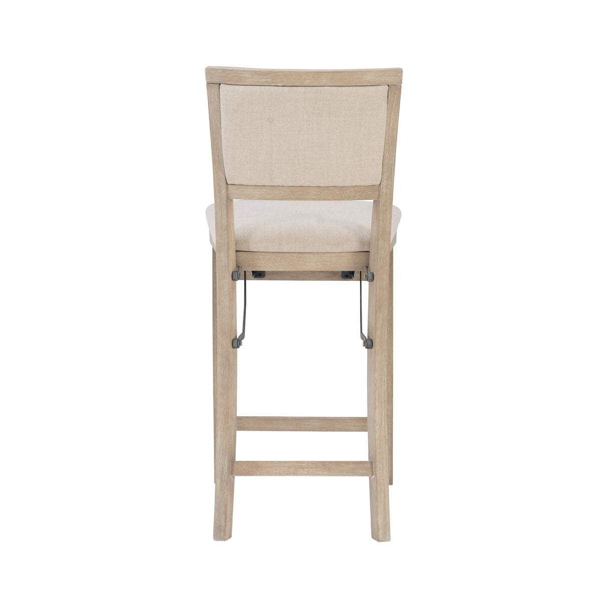 Ciara Folding Grey Wash Counter Height Bar Stool