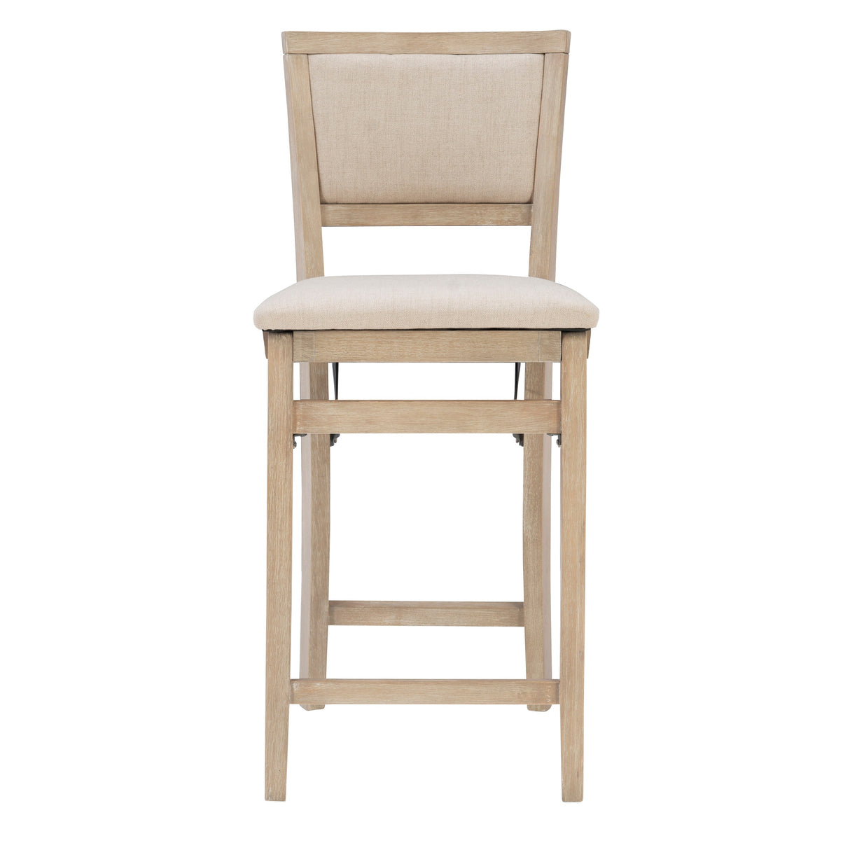 Ciara Folding Grey Wash Counter Height Bar Stool