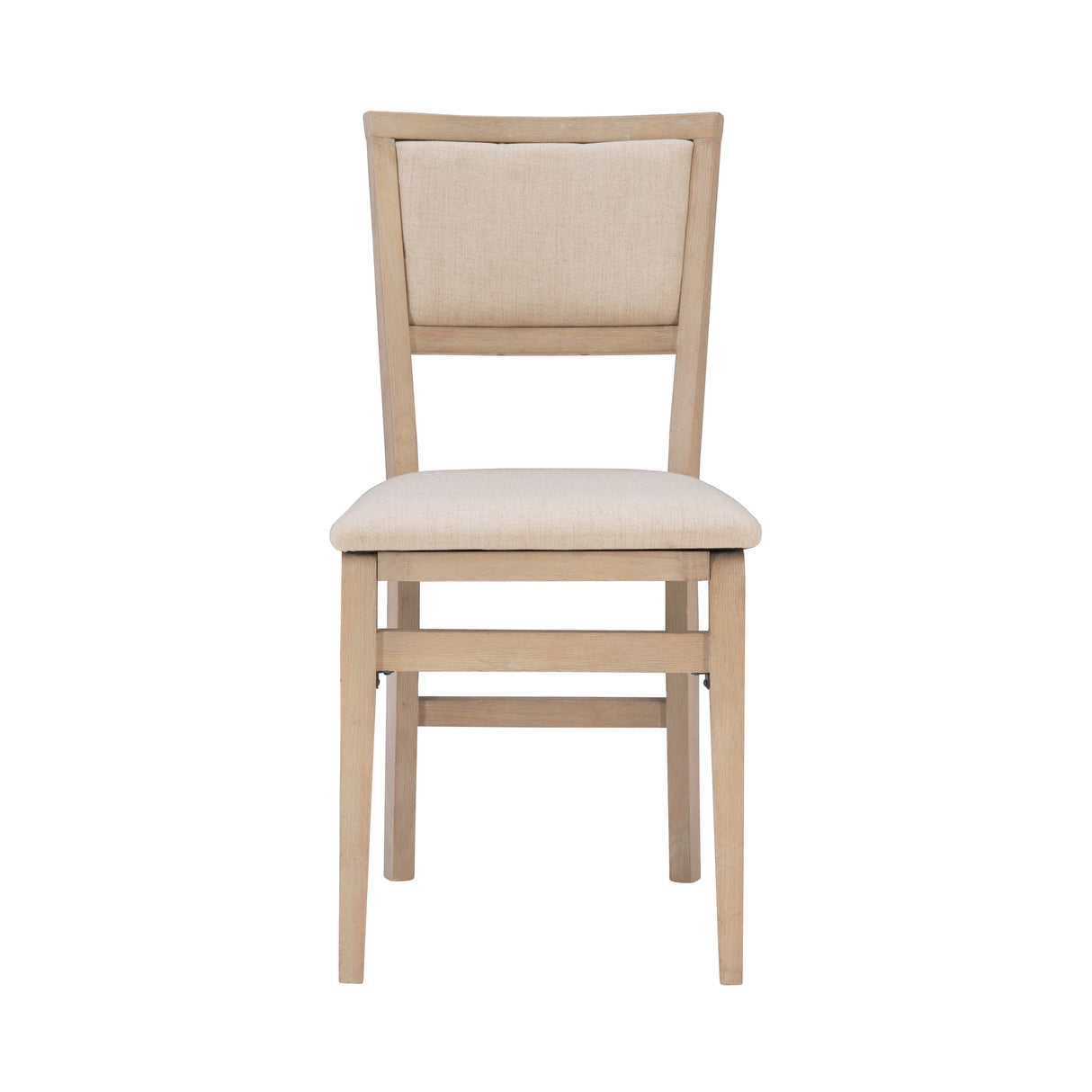 Ciara Wooden Grey Wash Folding Side Dining Chair (Set of 2)