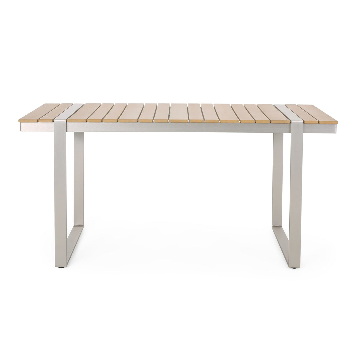 Cibola Outdoor Aluminum Dining Table by Christopher Knight Home - 62.75" W x 27.50" D x 30.00" H