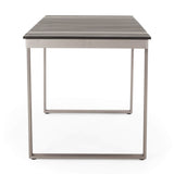 Cibola Outdoor Aluminum Dining Table by Christopher Knight Home - 62.75" W x 27.50" D x 30.00" H