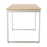 Cibola Outdoor Aluminum Dining Table by Christopher Knight Home - 62.75" W x 27.50" D x 30.00" H