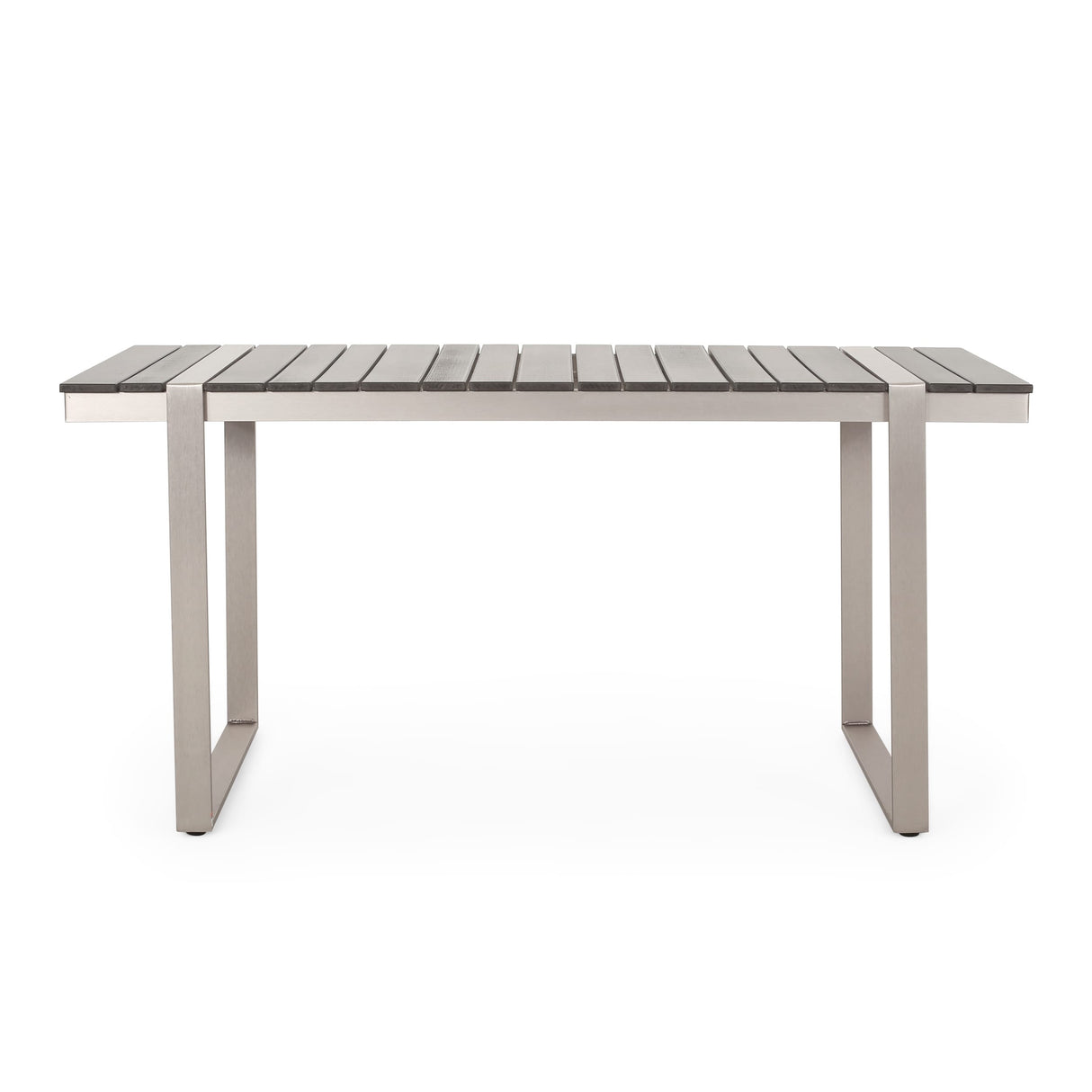 Cibola Outdoor Aluminum Dining Table by Christopher Knight Home - 62.75" W x 27.50" D x 30.00" H