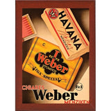 Cigares Weber-VINAPP121000 Print 13.25"x9.25" by Vintage Apple Collection
