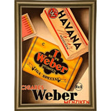 Cigares Weber-VINAPP121000 Print 13.25"x9.25" by Vintage Apple Collection