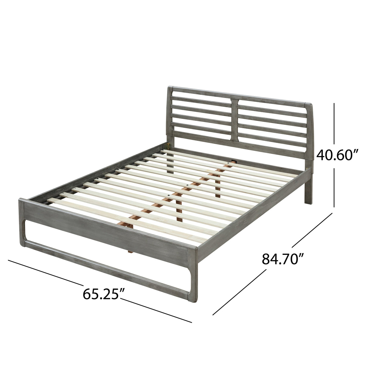 Cindy Transitional Wooden Queen Platform Bed by Christopher Knight Home