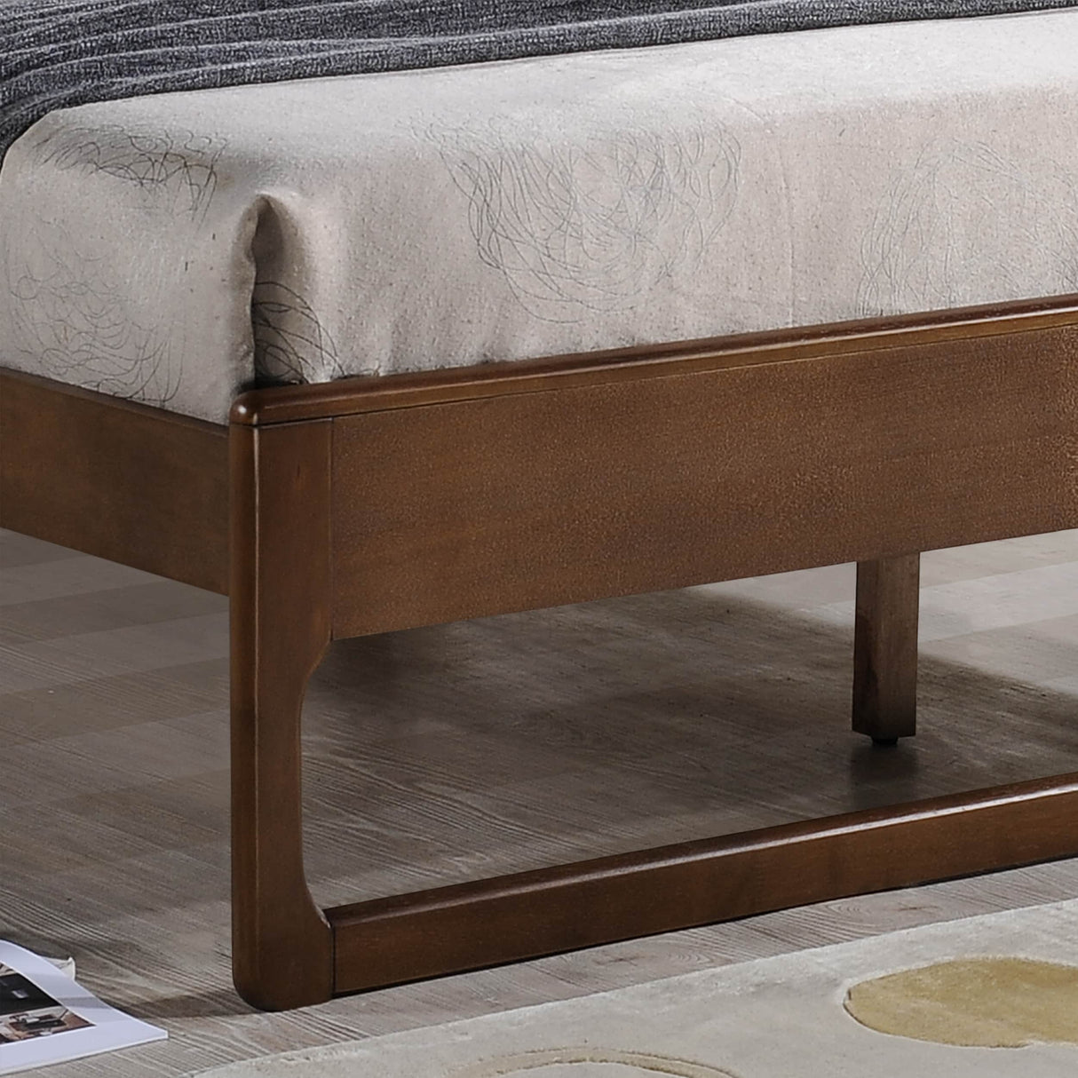 Cindy Transitional Wooden Queen Platform Bed by Christopher Knight Home