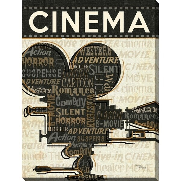 "Cinema" Giclee Stretched Canvas Wall Art