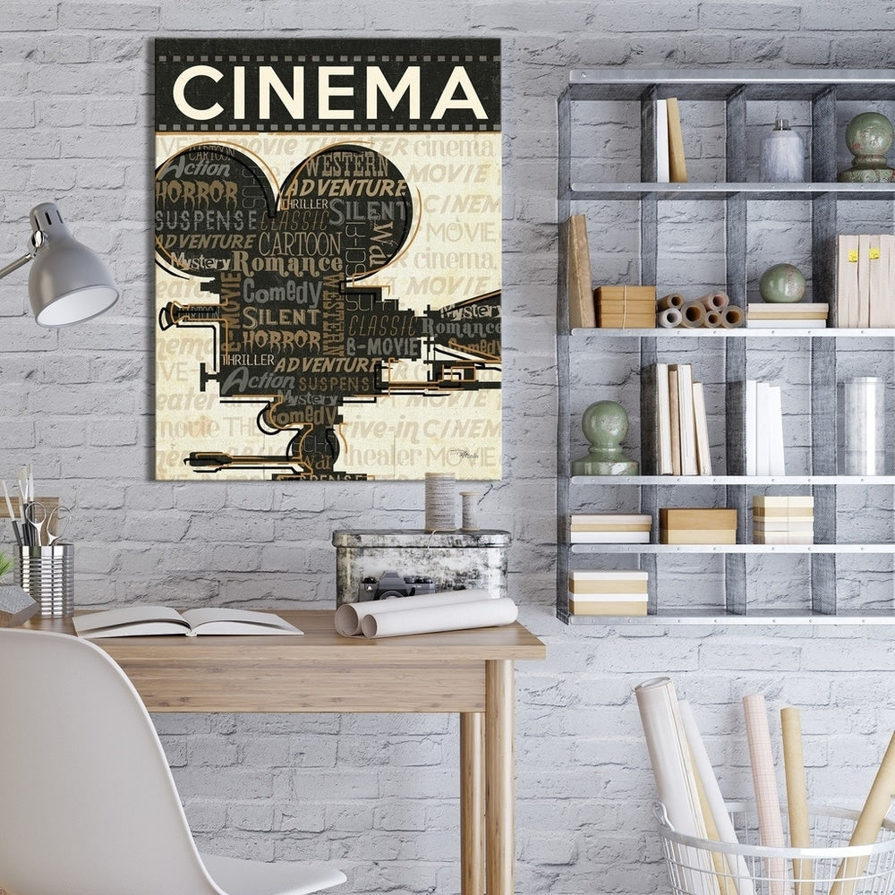 "Cinema" Giclee Stretched Canvas Wall Art