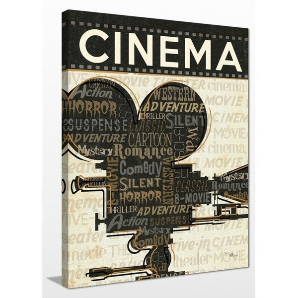 "Cinema" Giclee Stretched Canvas Wall Art