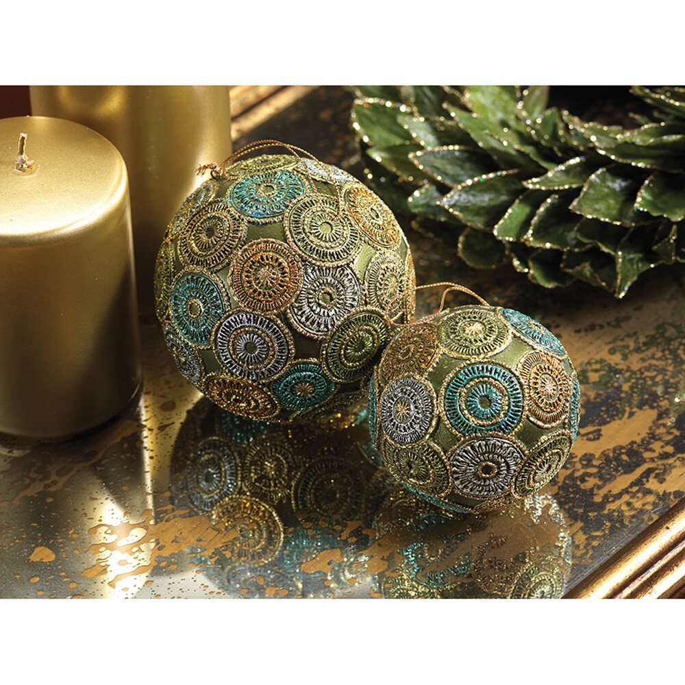 Circle Design Ball Ornaments (Set of 6)