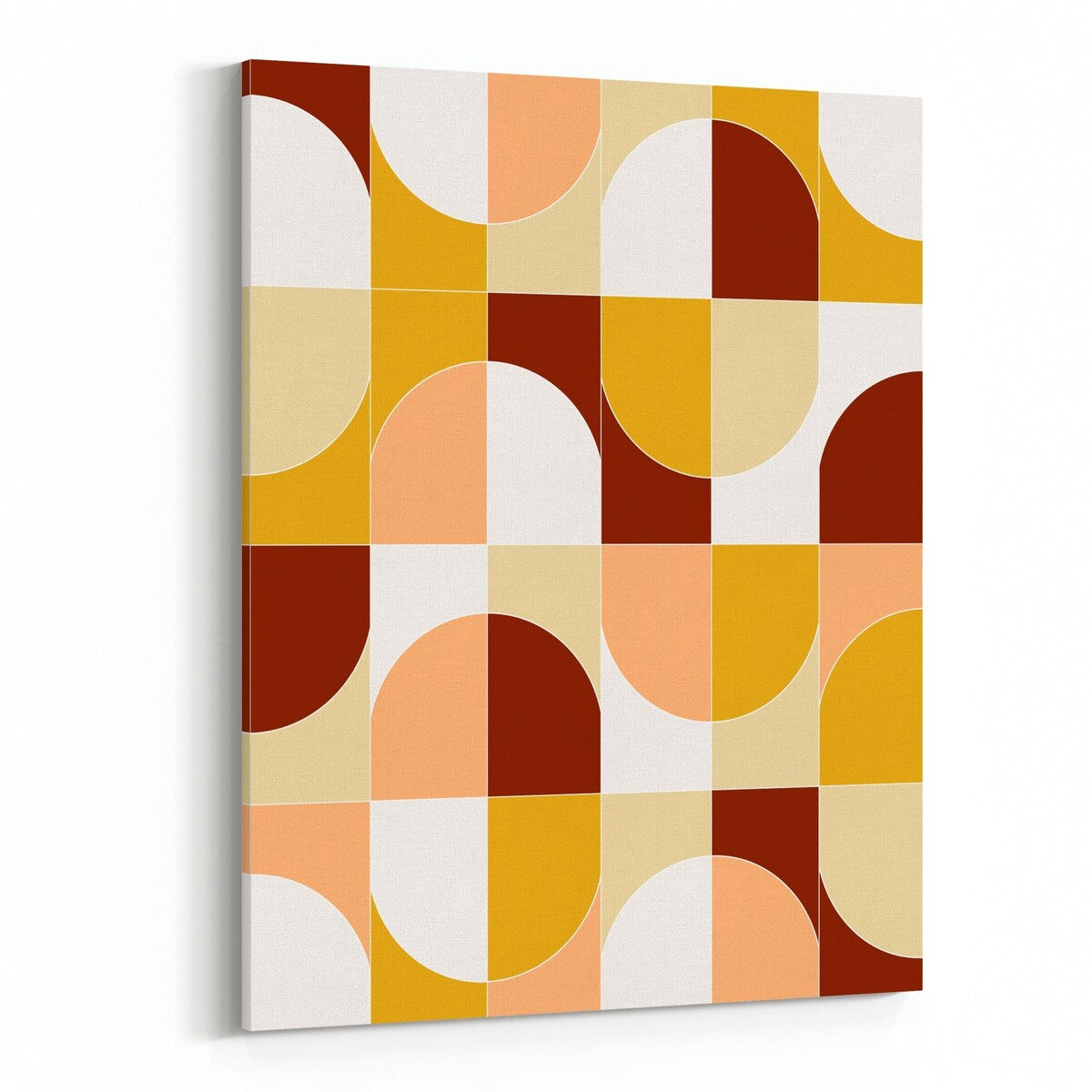 Circles Geometric Pattern Patterns Canvas Wall Art Print