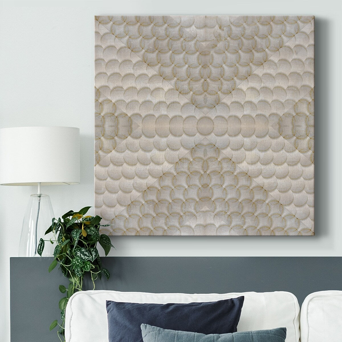 Circles and Shadows-Gallery Wrapped Canvas