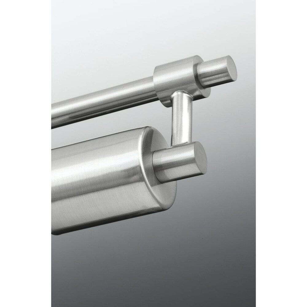 Circuit Collection 2-Light Brushed Nickel Urban Industrial Bath Vanity Light