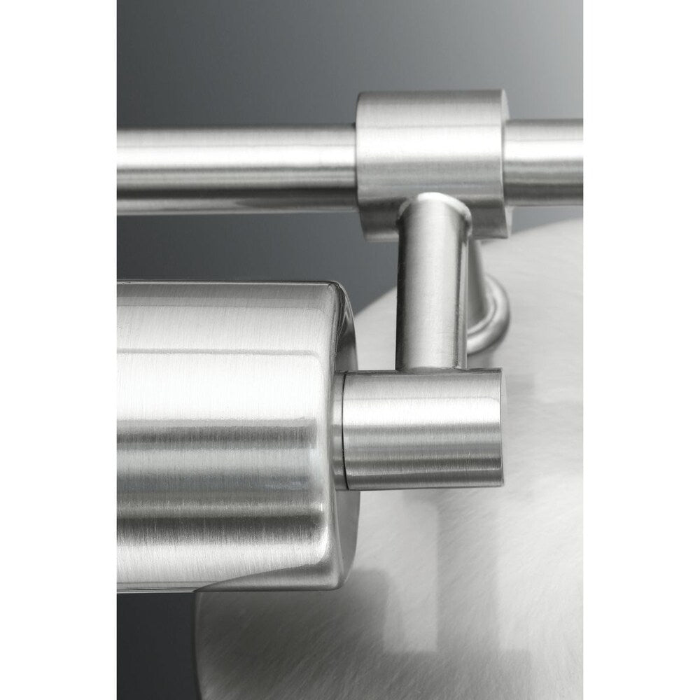 Circuit Collection 2-Light Brushed Nickel Urban Industrial Bath Vanity Light