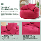 Circular wide living room fabric sofa, balcony swivel sofa chair