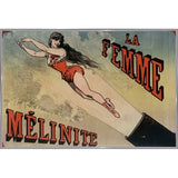 Circus la Femme Mélanite-VINAPP120160 Print 9.25"x13.75" by Vintage Apple Collection
