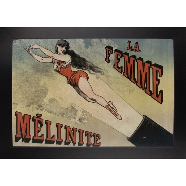 Circus la Femme Mélanite-VINAPP120160 Print 9.25"x13.75" by Vintage Apple Collection